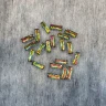 Стразы пришивные 15 мм "Цилиндр" хамелеон