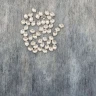 Стразы пришивные 8*6 мм "Овал" серебро